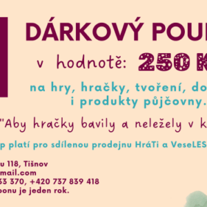 Dárkový poukaz HráTi - 250