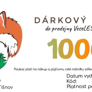 Dárkový poukaz VeseLESpolu 1000