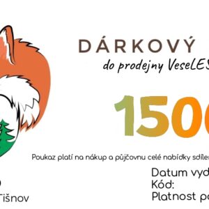 Dárkový poukaz VeseLESpolu 1500