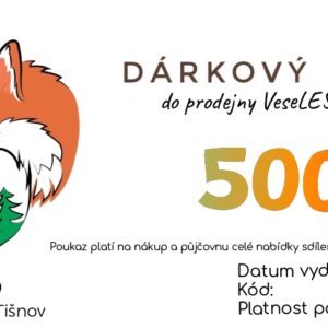 Dárkový poukaz VeseLESpolu 500