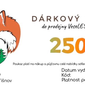 Dárkový poukaz VeseLESpolu 250