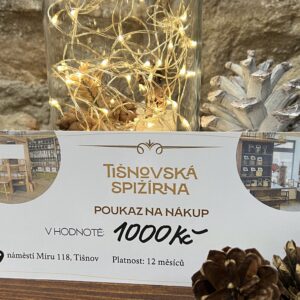 Dárkový poukaz Tišnovská spižírna - 1000