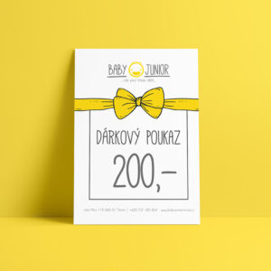 Dárkový poukaz Baby Junior Tišnov - 200